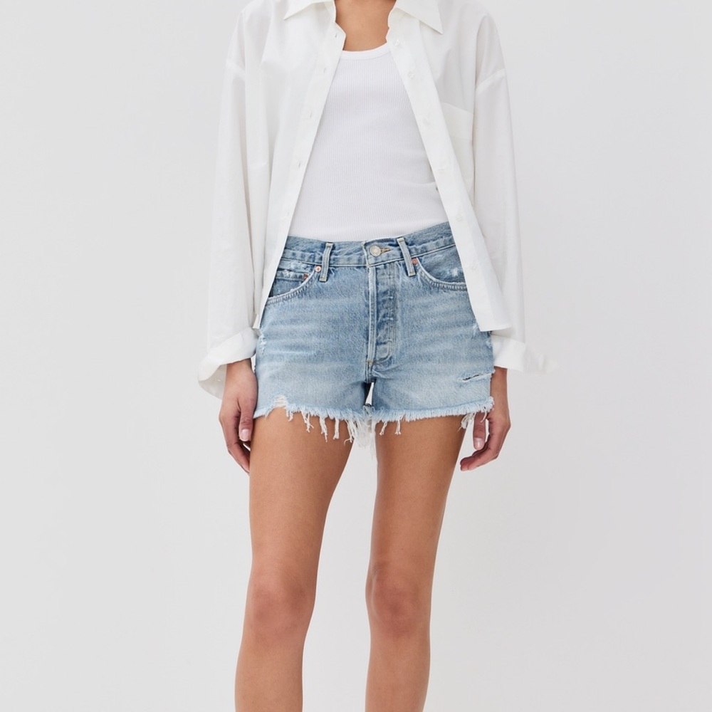 Agolde Parker Denim Shorts